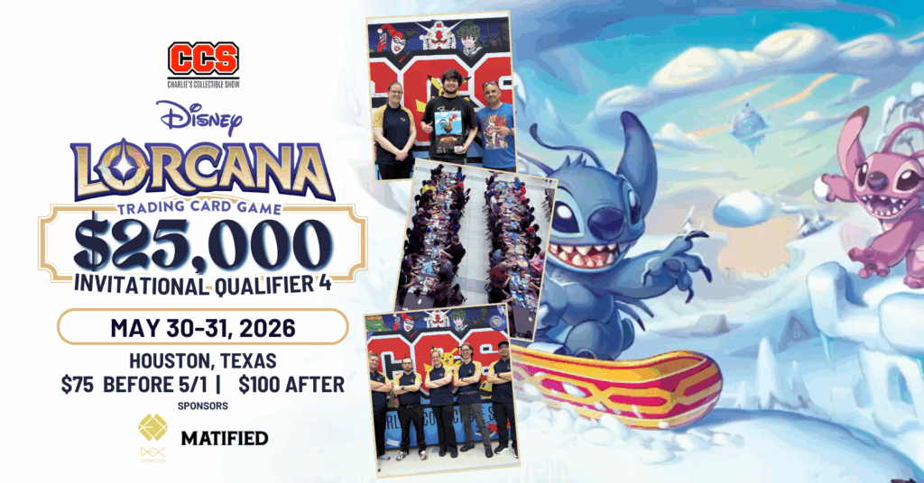 Event Launch Kits - HOUSTON-CCS Lorcana $25,000 Weekend - Invitational Qualifier 4